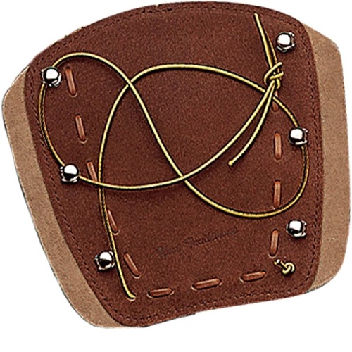 Traditional Arm Guard AGL-6 brown suede