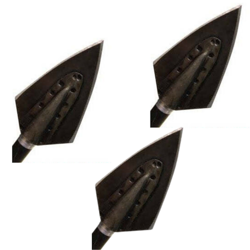 3 Razor Sharp Tusker Stealth Broadheads 145grn