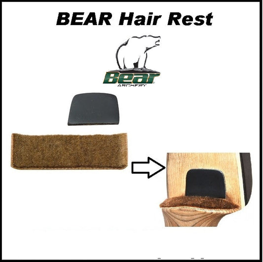 bear hair rest for longbow and recurves