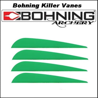 Bohning Killer 4 inch Vanes 100pk