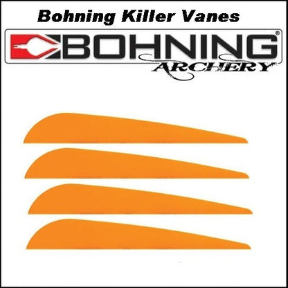 Bohning Killer 4 inch Vanes 100pk