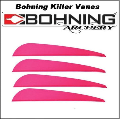 Bohning Killer 4 inch Vanes 100pk