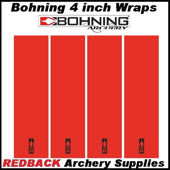 12 Bohning 4 inch Arrow wraps