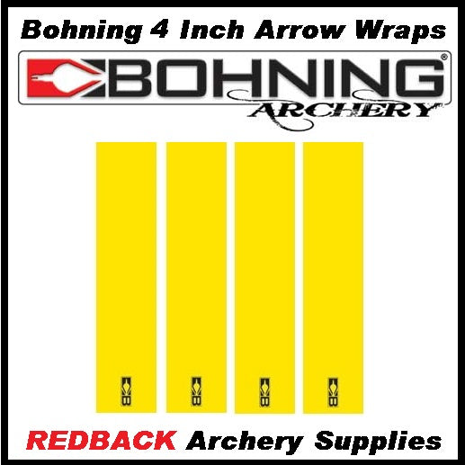 12 Bohning 4 inch Arrow wraps