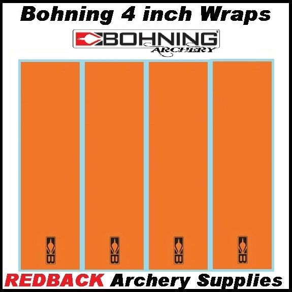 12 Bohning 4 inch Arrow wraps