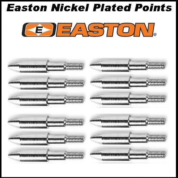 Easton Nickel plated practice target arrow points