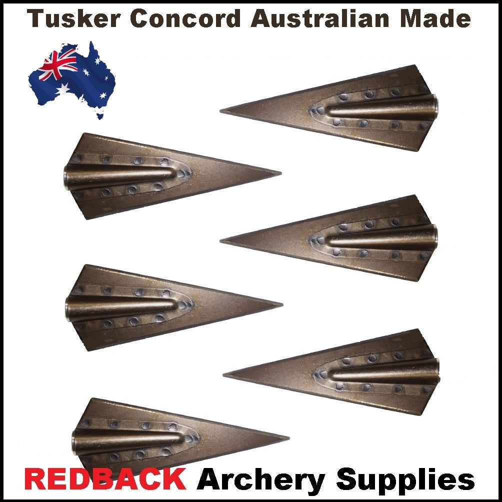 Tusker Concorde Glue-On Broadheads 155grn 6pk