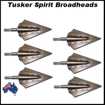 tusker spirit broadheads pack of 6 125 grain
